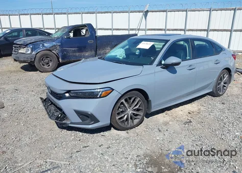 2023 Honda Civic Touring z USA, uszkodzony, nr VIN 2HGFE1F94PH308397